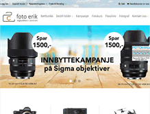 Tablet Screenshot of fotoerik.no